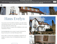 Tablet Screenshot of hausevelyn.de